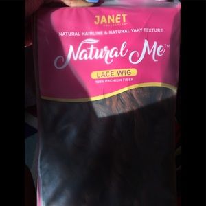Janet  Natural Me Deep Part Swiss Lace Front Wig